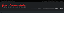 Tablet Screenshot of jonleonoudakis.com
